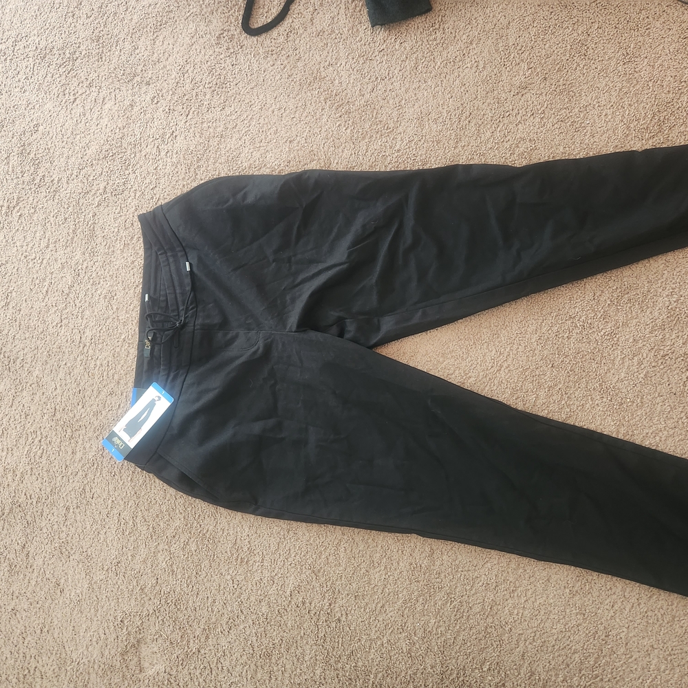 Dalia Black Chinos & Khakis with Straight Leg Design